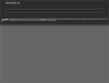 Tablet Screenshot of demast.nl